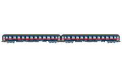 Rivarossi HR4378 - H0 - 2-tlg. Set Liegewagen Bvcmz248.5 NightJet, SBB/ÖBB, Ep. VI